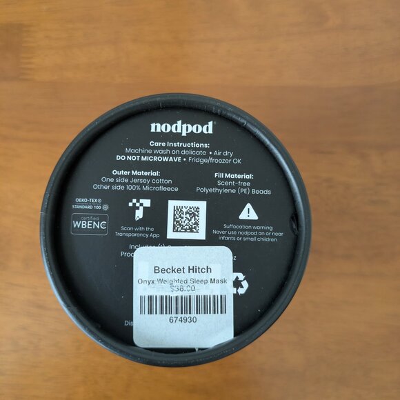 New Nodpod weighted eye pillow - Picture 2 of 4